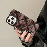 Gradient Glitter Grid Case Phone